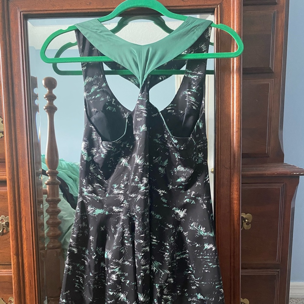 BCBGeneration Twist Back Fit and Flare Dress